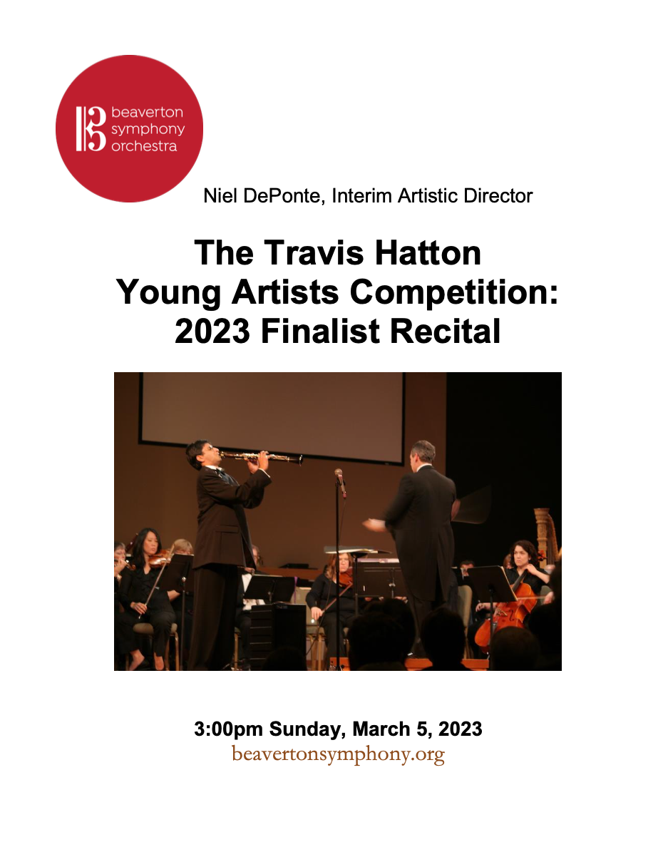 YAC Recital 2023 program